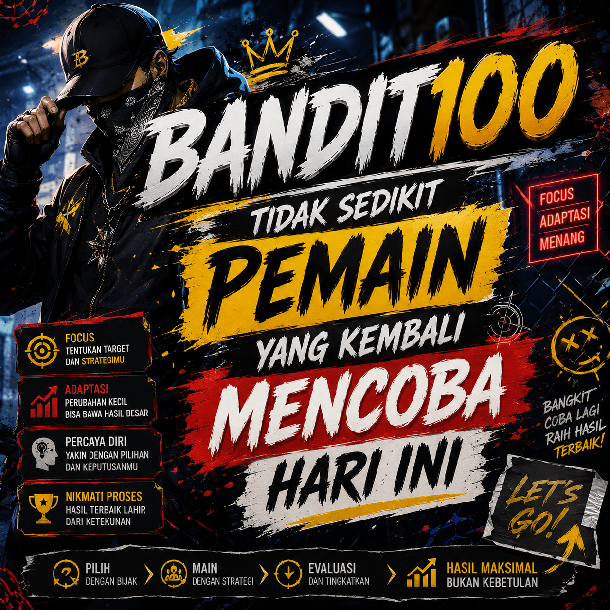 Bandit100 : Tidak Sedikit Pemain Yang Kembali Mencoba Hari Ini